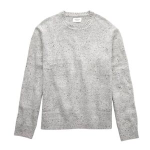 American Eagle Cozy Cabin Grey Speckled Crewneck Medium